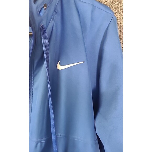 EUC Nike Dri Fit Duke University Jacket Womens Size Large Blue Vented Hooded - Picture 4 of 9